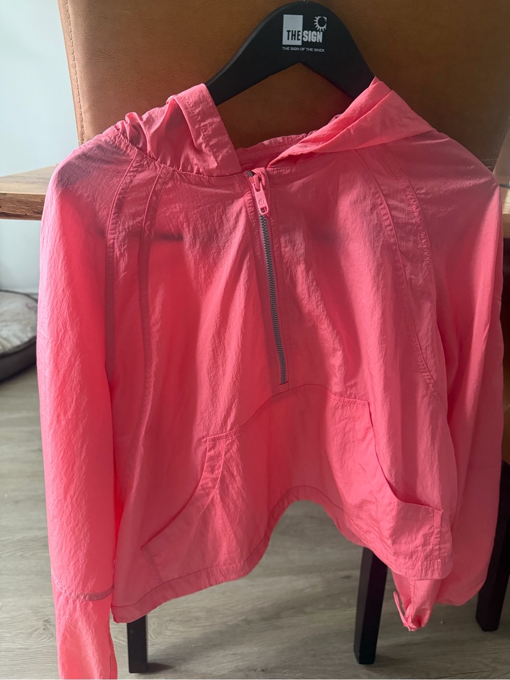 Lululemon Hooded Anorak Jacket - Bright Pink